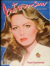 INTERVIEW magazine side cover January 1982