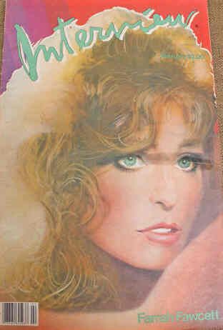 INTERVIEW magazine side cover February 1982