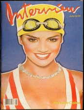 INTERVIEW magazine side cover June 1982