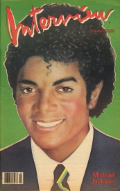 INTERVIEW magazine side cover October 1982