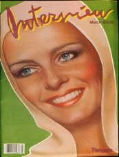 INTERVIEW magazine side cover March 1983