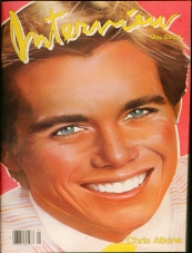 INTERVIEW magazine side cover May 1983