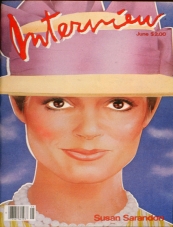 INTERVIEW magazine side cover June 1983