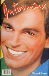 INTERVIEW magazine side cover July 1983
