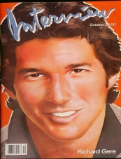 INTERVIEW magazine side cover October 1983