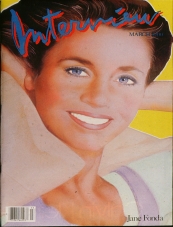 INTERVIEW magazine side cover March 1984