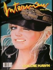 INTERVIEW magazine side cover April 1984