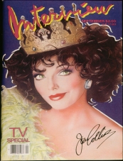 INTERVIEW magazine side cover September 1984