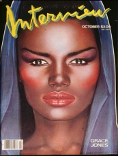 INTERVIEW magazine side cover October 1984