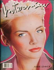 INTERVIEW magazine side cover May 1985