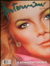 INTERVIEW magazine side cover July 1985