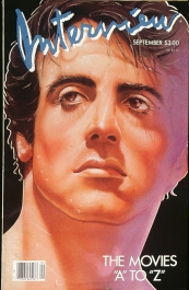 INTERVIEW magazine side cover September 1985