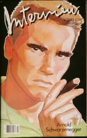 INTERVIEW magazine side cover October 1985