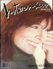 INTERVIEW magazine side cover January 1987