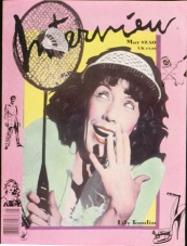 INTERVIEW magazine side cover May 1988