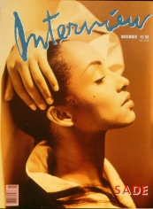 INTERVIEW magazine side cover November 1988