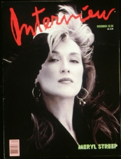 INTERVIEW magazine side cover December 1988