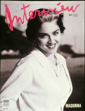 INTERVIEW magazine side cover May 1989