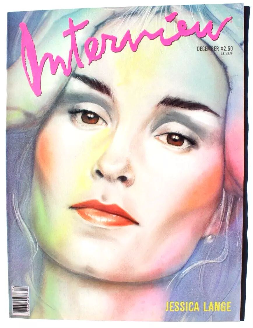INTERVIEW magazine side cover December 1989