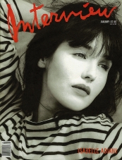 INTERVIEW magazine side cover January 1990