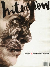 INTERVIEW magazine side cover May 1990