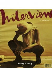 INTERVIEW magazine side cover September 1990