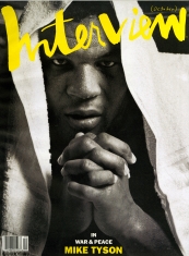 INTERVIEW magazine side cover October 1990
