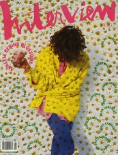 INTERVIEW magazine side cover May 1991