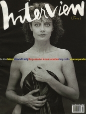 INTERVIEW magazine side cover June 1991