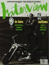 INTERVIEW magazine side cover July 1991