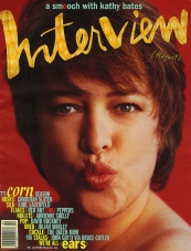 INTERVIEW magazine side cover August 1991
