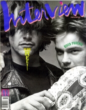INTERVIEW magazine side cover November 1991