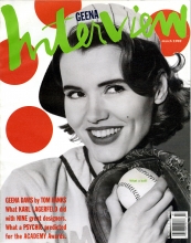 INTERVIEW magazine side cover March 1992
