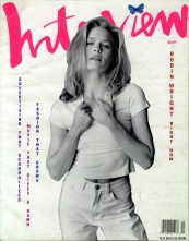 INTERVIEW magazine side cover April 1992