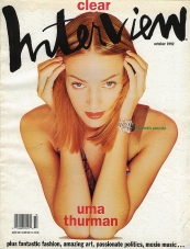 INTERVIEW magazine side cover October 1992