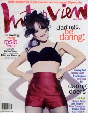 INTERVIEW magazine side cover March 1993