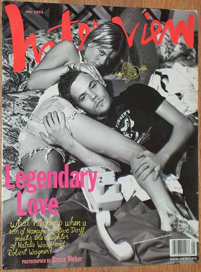 INTERVIEW magazine side cover May 1993