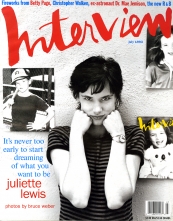 INTERVIEW magazine side cover July 1993