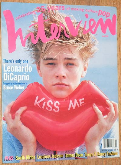 INTERVIEW magazine side cover June 1994
