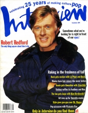 INTERVIEW magazine side cover September 1994