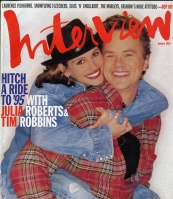 INTERVIEW magazine side cover January 1995