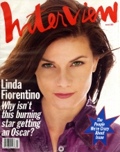 INTERVIEW magazine side cover March 1995