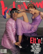 INTERVIEW magazine side cover April 1995