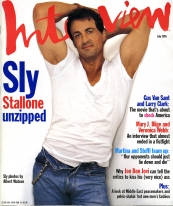 INTERVIEW magazine side cover July 1995