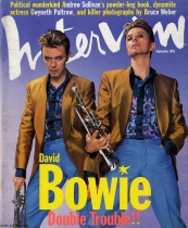 INTERVIEW magazine side cover September 1995
