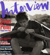 INTERVIEW magazine side cover October 1995