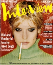 INTERVIEW magazine side cover January 1996
