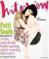 INTERVIEW magazine side cover June 1996