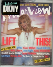 INTERVIEW magazine side cover September 1996