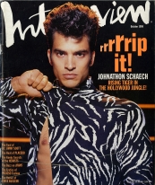 INTERVIEW magazine side cover October 1996